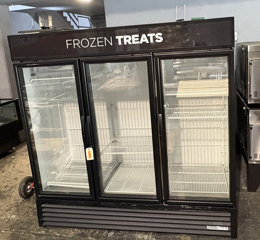 TRUE THREE DOOR FREEZER MERCHANDISER GDM-72F-HC~TSL01 (Pre-Owned) - Maltese & Co