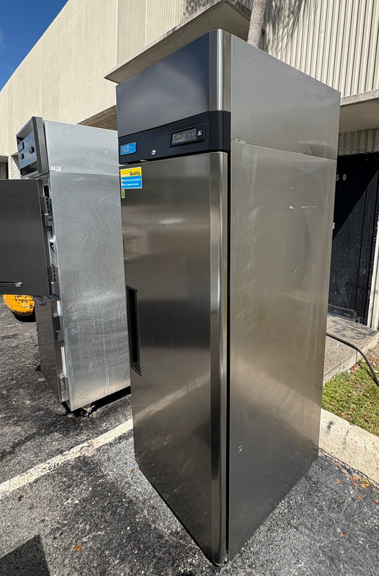 One Door Stainless Steel Refrigerator - Turbo Air - M3R24-1 - Maltese & Co
