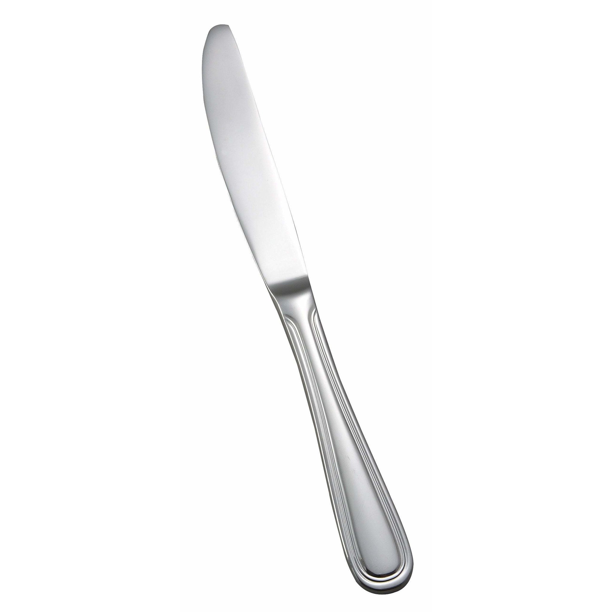 Winco - 0030-08 - Shangarila Dinner Knife, 18/8 Extra Heavyweight - Flatware - Maltese & Co New and Used  restaurant Equipment