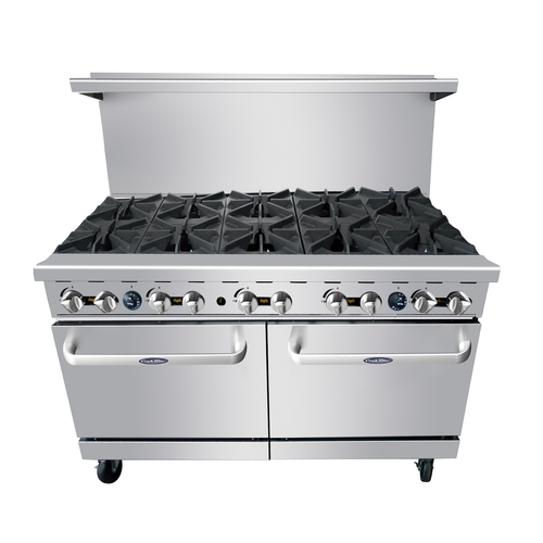 CookRite - AGR-10B-LP - AGR-10B-NG - Range, 60", 10 Open Burners - Maltese & Co