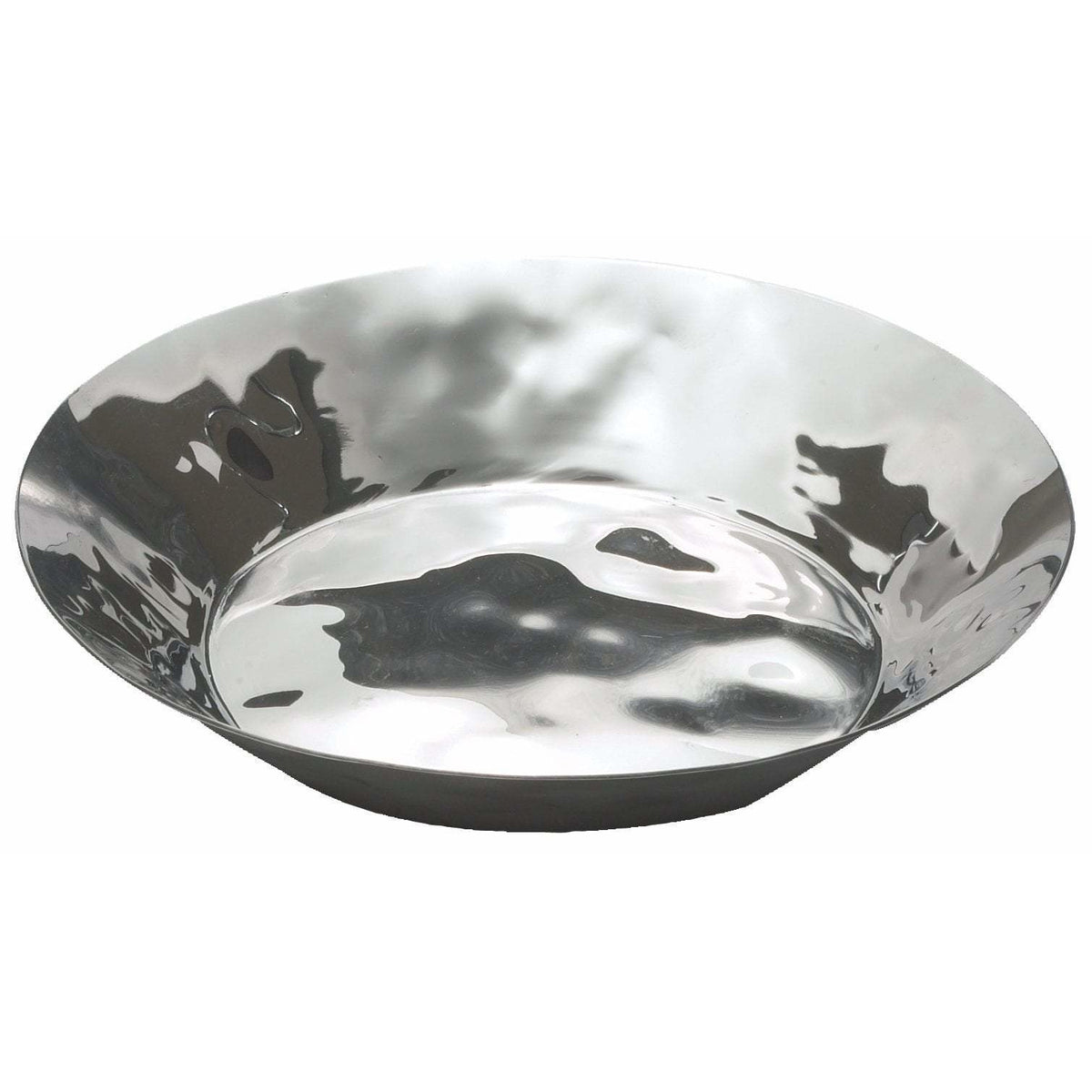 Winco - HPR-8 - Premium Display Tray, Round, 8-7/8" x 1-5/8", Extra Heavy, Stainless Steel - Buffet Service - Maltese & Co New and Used restaurant Equipment