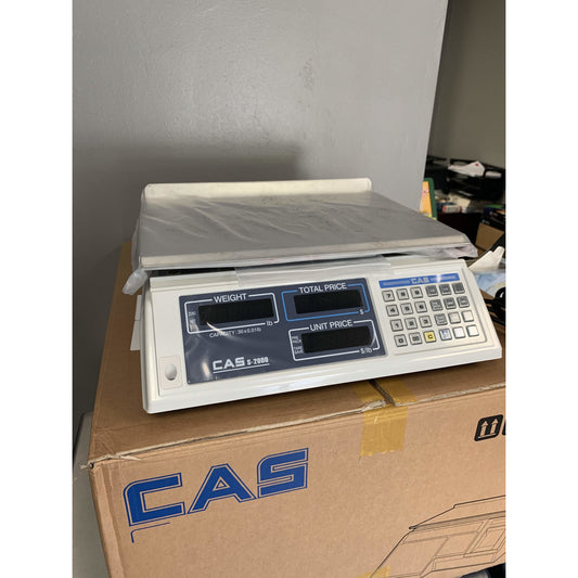 CAS PRICE COMPUTING SCALE S-2000-30 - Maltese & Co New and Used restaurant Equipment