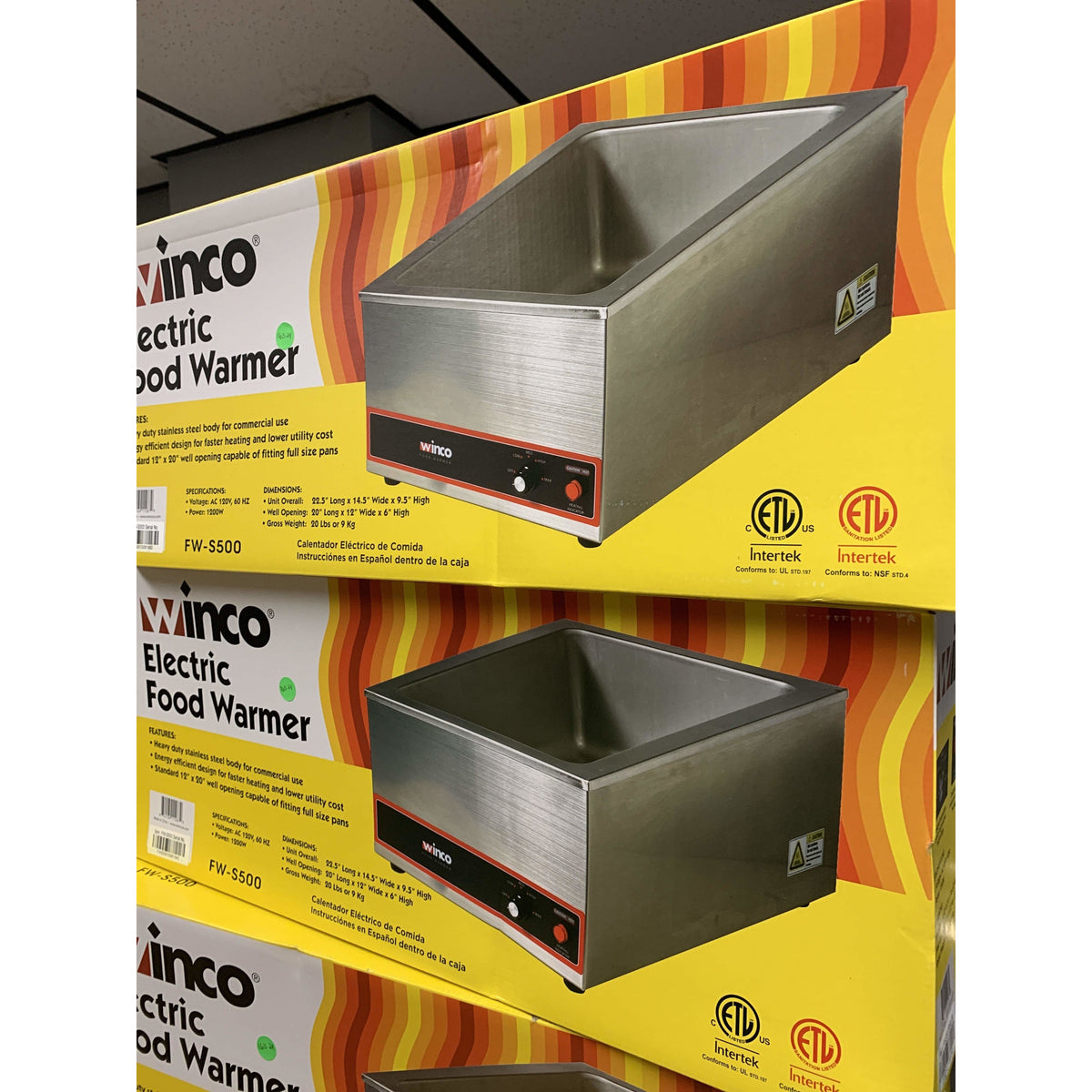 WINCO FOOD WARMER ELECTRIC FW-S500 - Maltese & Co New and Used restaurant Equipment