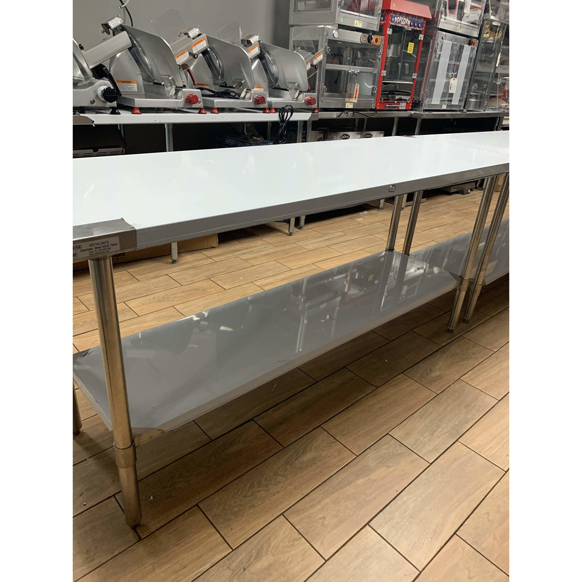 ATOSA STAINLESS STEEL WORK TABLE 24x72 SSTW-2472 - Maltese & Co New and Used restaurant Equipment