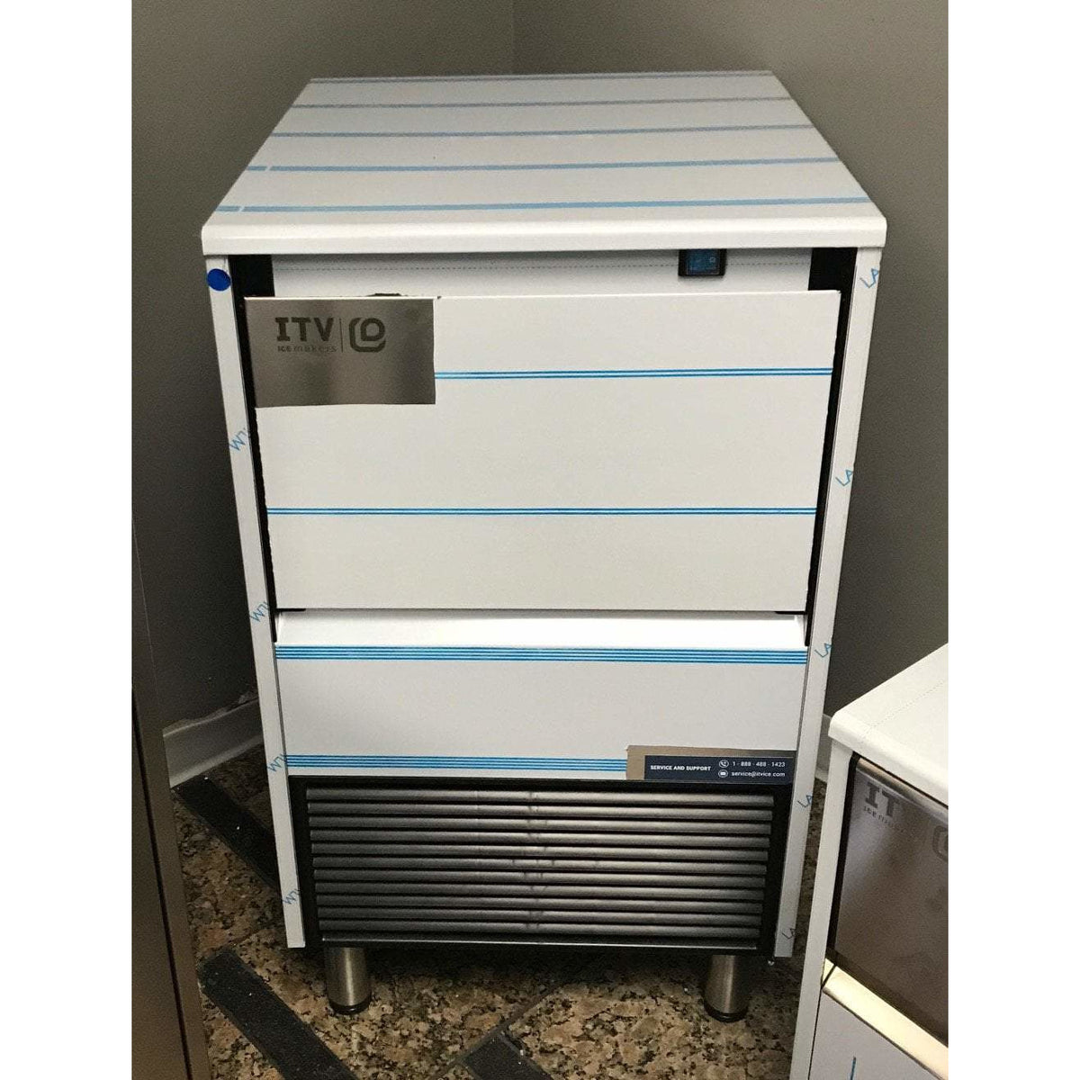 ITV SPIKA NG125 Air-Cooled 146 LB Full Dice Cube Undercounter Ice Maker - Maltese & Co New and Used restaurant Equipment