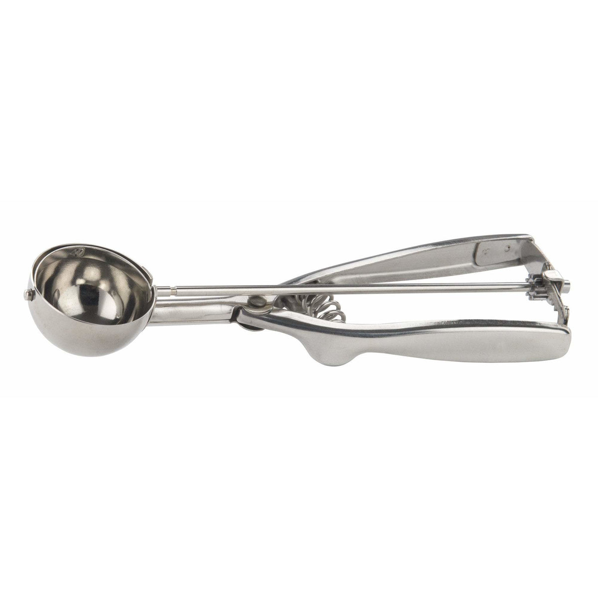 Winco - ISS-40 - Disher/Portioner, 7/8oz, Stainless Steel - Kitchen Utensils - Maltese & Co New and Used restaurant Equipment