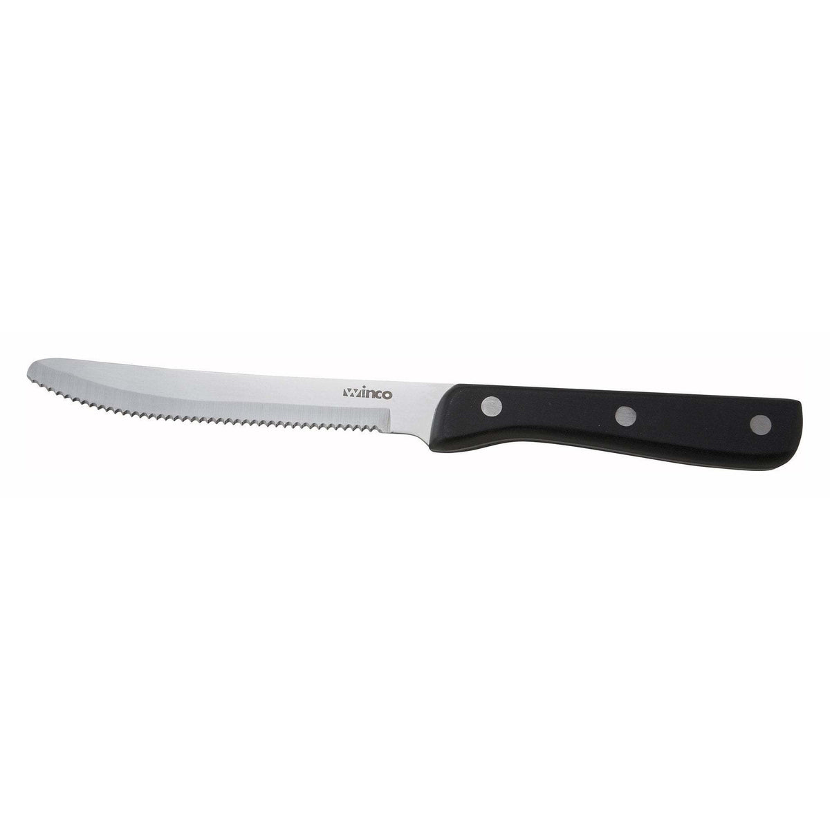 Winco - K-80P - Jumbo Steak Knives, 5" Blade, Triple Riveted, Full-Tang Forged Blade - Flatware - Maltese & Co New and Used restaurant Equipment