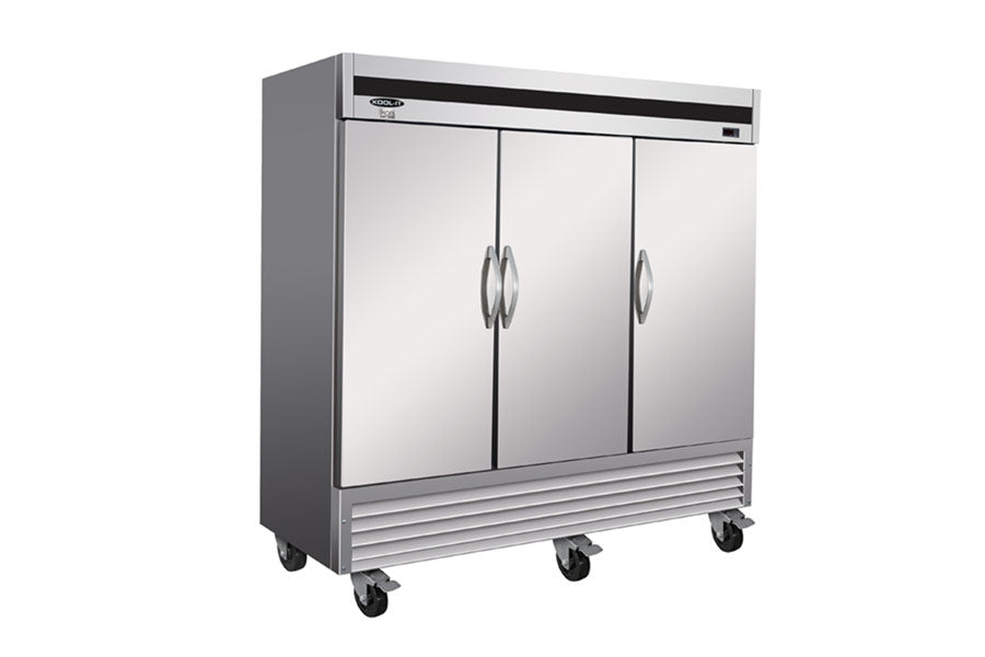 IKON - IB81F-DV - Three Door Stainless Steel Upright Bottom Mount Freezer - Brand New - Maltese & Co New and Used  restaurant Equipment
