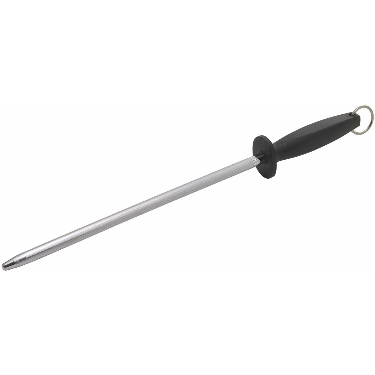 Winco - KFP-123 - ACERO 12" Sharpening Steel, Round, Diamond - Chef Cutlery - Maltese & Co New and Used restaurant Equipment