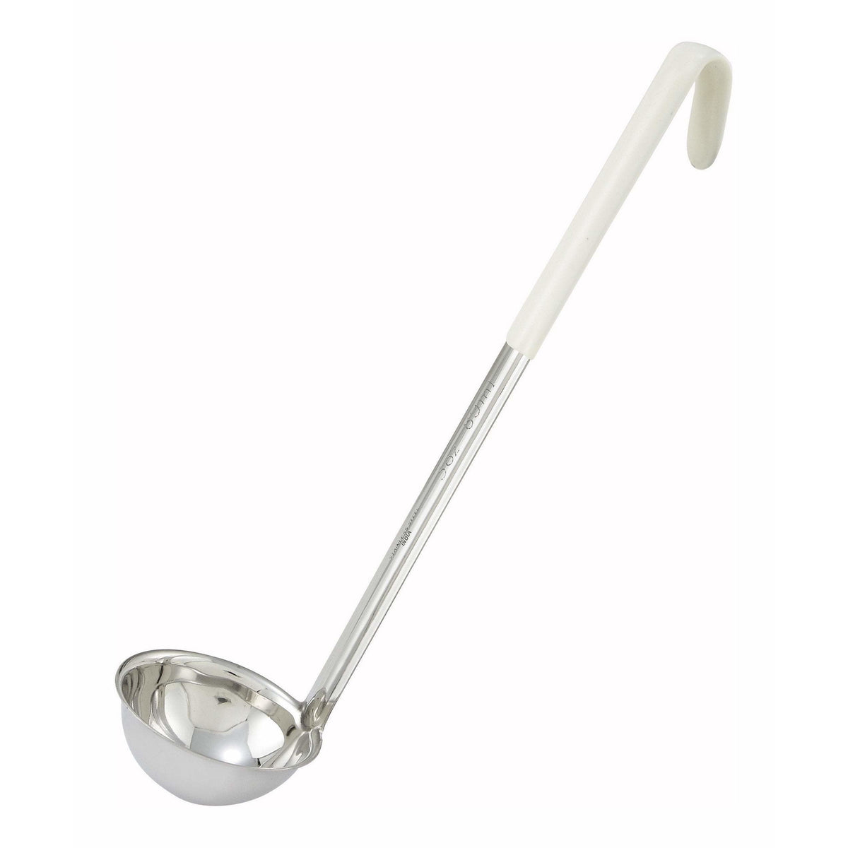 Winco - LDC-3 - 3oz, Ladle, One-piece, Ivory, Stainless Steel - Kitchen Utensils - Maltese & Co New and Used restaurant Equipment