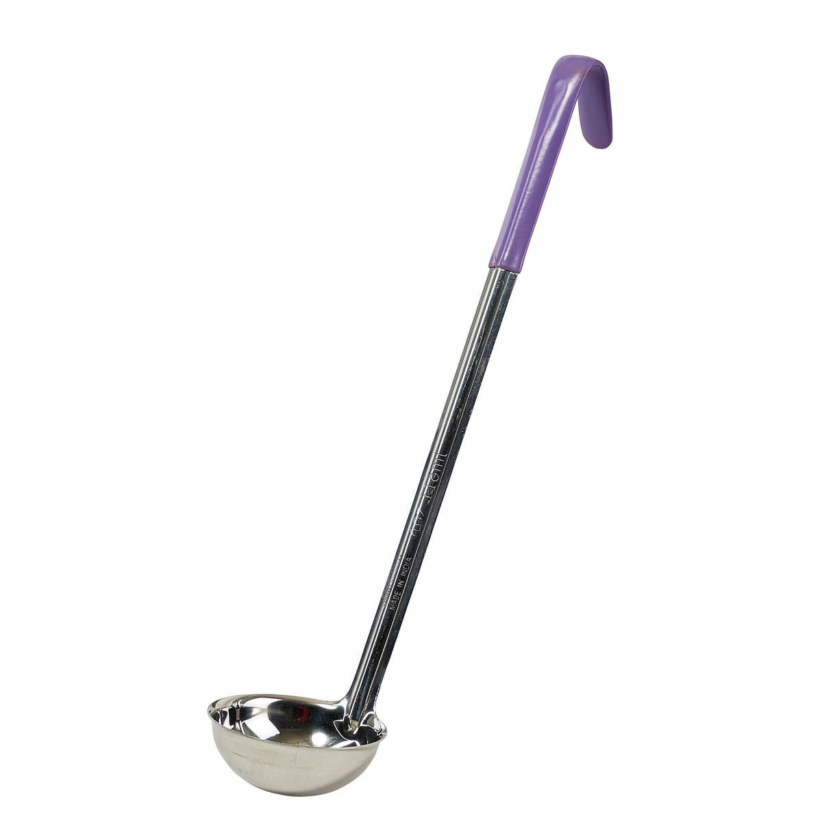Winco - LDC-4P - 4oz, Ladle, One-piece, Purple, Stainless Steel, Allergen Free - Kitchen Utensils - Maltese & Co New and Used restaurant Equipment