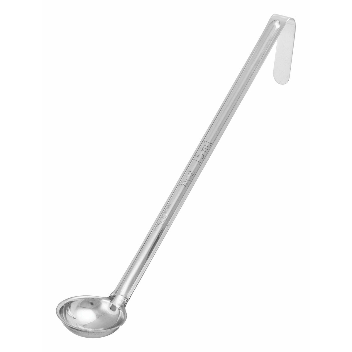 Winco - LDI-0 - 1/2oz Ladle, One-piece, Stainless Steel - Kitchen Utensils - Maltese & Co New and Used restaurant Equipment