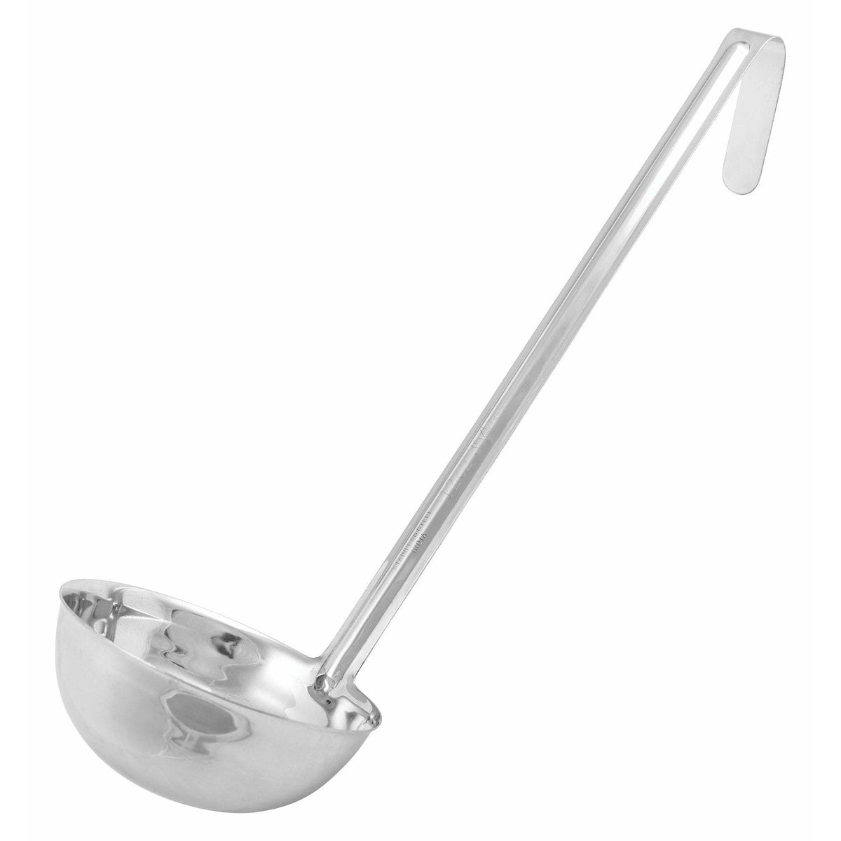 Winco - LDI-12 - 12oz Ladle, One-piece, Stainless Steel - Kitchen Utensils - Maltese & Co New and Used restaurant Equipment