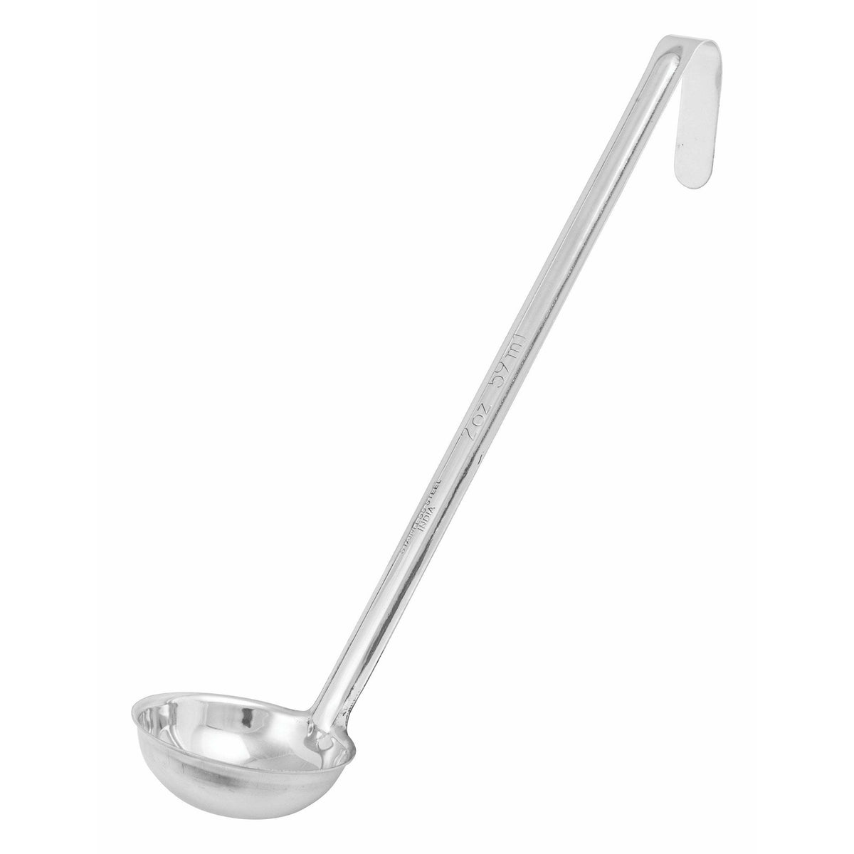 Winco - LDI-2 - 2oz Ladle, One-piece, Stainless Steel - Kitchen Utensils - Maltese & Co New and Used restaurant Equipment