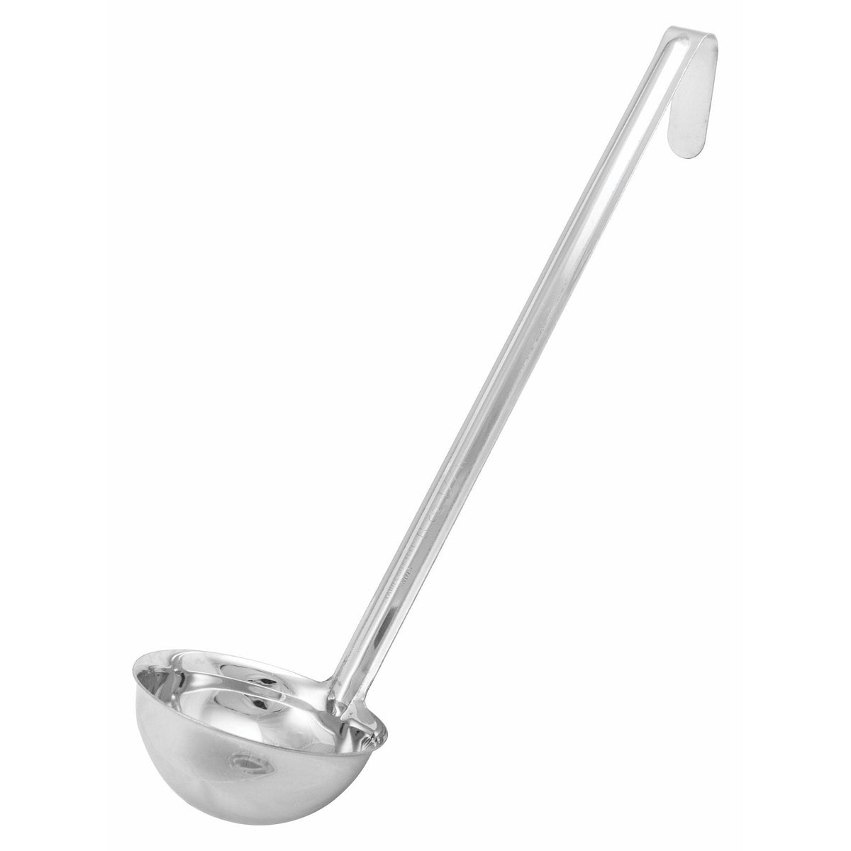 Winco - LDIN-6 - Winco Prime One-piece Stainless Steel 6oz Ladle, NSF - Kitchen Utensils - Maltese & Co New and Used restaurant Equipment