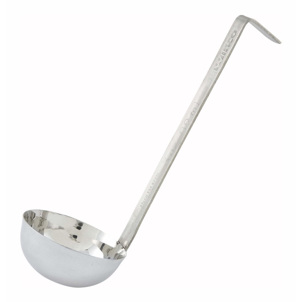 Winco - LDS-0 - 1/2oz Ladle w/8" Hdl, Two-piece, Stainless Steel - Kitchen Utensils - Maltese & Co New and Used restaurant Equipment