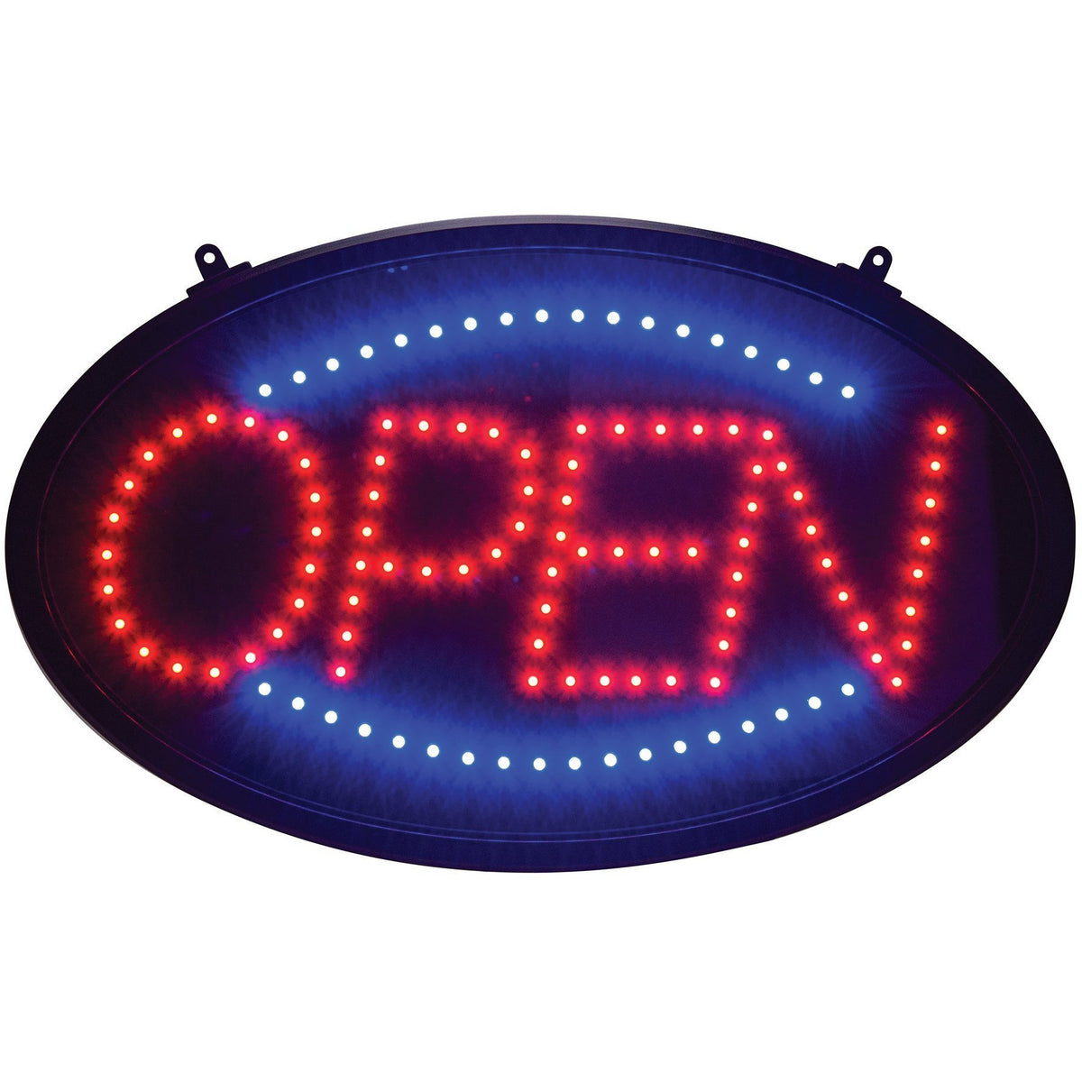 Winco - LED-10 - LED Sign, "Open", 3 Pattern, Dust Cover - Dining Service - Maltese & Co New and Used restaurant Equipment