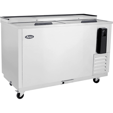 Atosa MBC50 50'' Bottle Cooler - Stainless Steel Exterior & Interior - 11.7 Cubic Ft - Maltese & Co New and Used restaurant Equipment