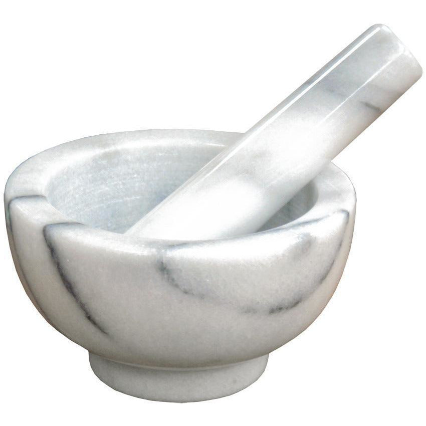 Winco - MPS-42W - Mortar and Pestle Set, Marble - Bar Supplies - Maltese & Co New and Used restaurant Equipment
