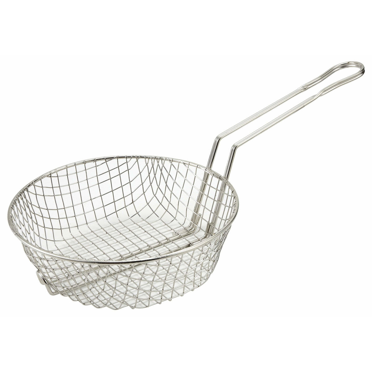 Winco - MSB-10 - 10" Culinary Basket, Course Mesh, Nickel Plated - Kitchen Utensils - Maltese & Co New and Used restaurant Equipment
