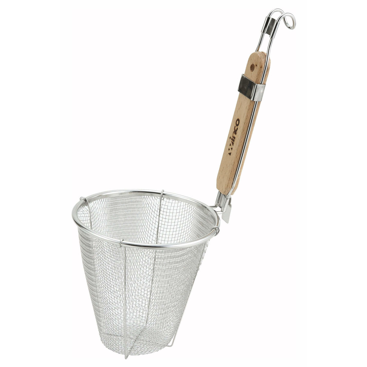 Winco - MSH-5 - 5-1/2" Single Mesh Strainer, Deep Bowl, Stainless Steel - Kitchen Utensils - Maltese & Co New and Used restaurant Equipment