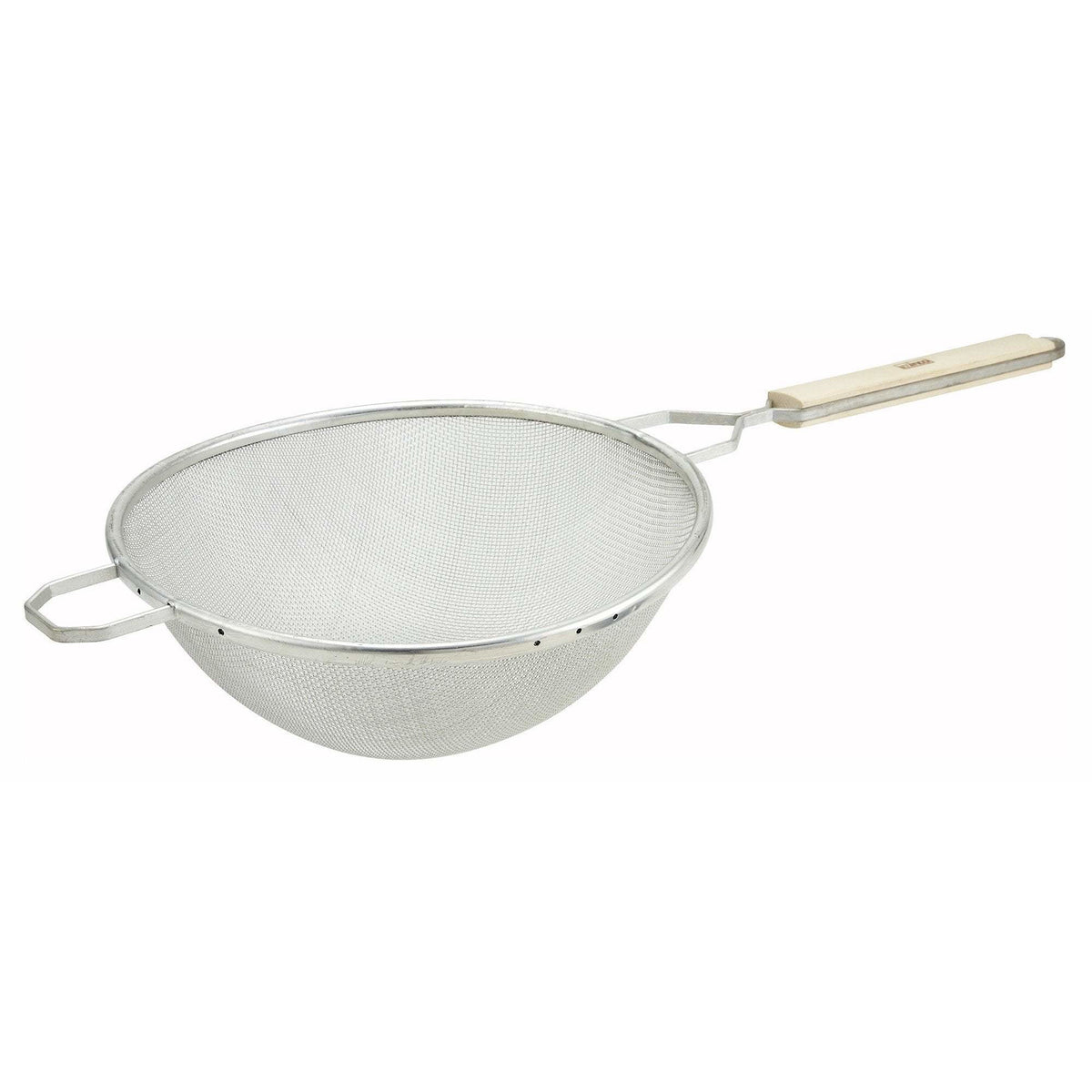 Winco - MST-10S - 10-1/4" Single Mesh Strainer, Medium, Tin - Kitchen Utensils - Maltese & Co New and Used restaurant Equipment