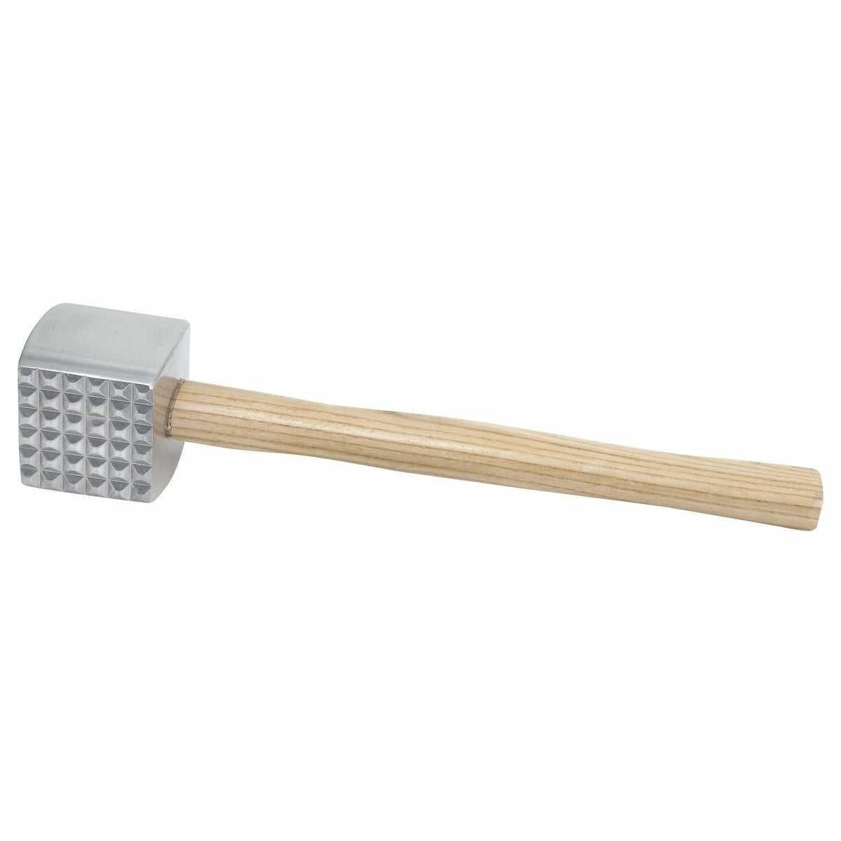Winco - MT-4 - Meat Tenderizer, Wooden Hdl, Aluminum - Kitchen Utensils - Maltese & Co New and Used restaurant Equipment