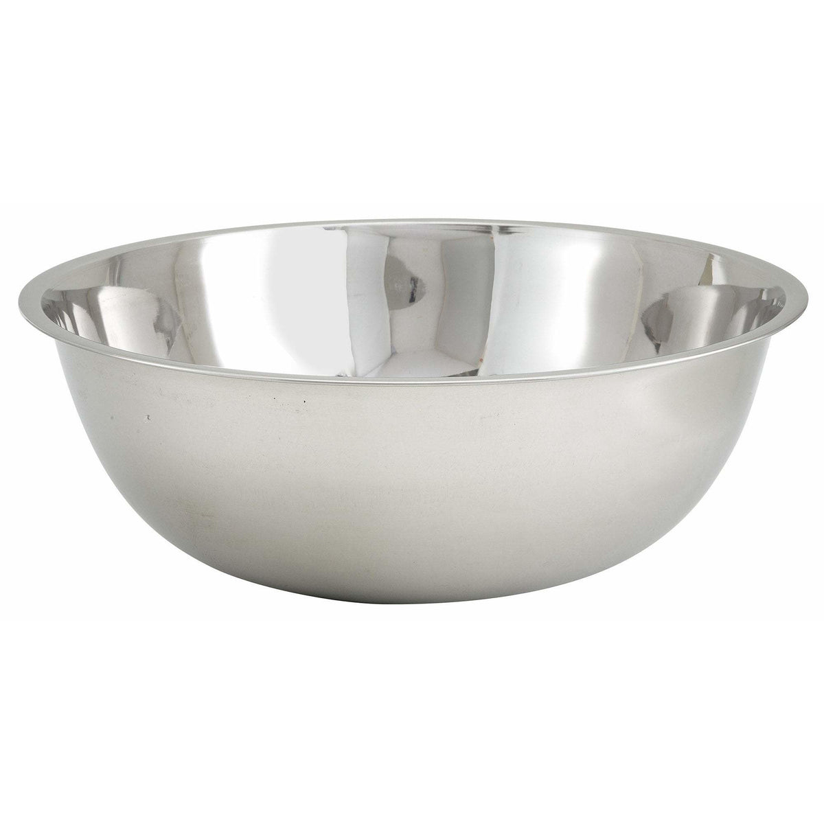 Winco - MXBT-2000Q - 20qt All-Purpose True Capacity Mixing Bowl, Stainless Steel - Food Preparation - Maltese & Co New and Used restaurant Equipment