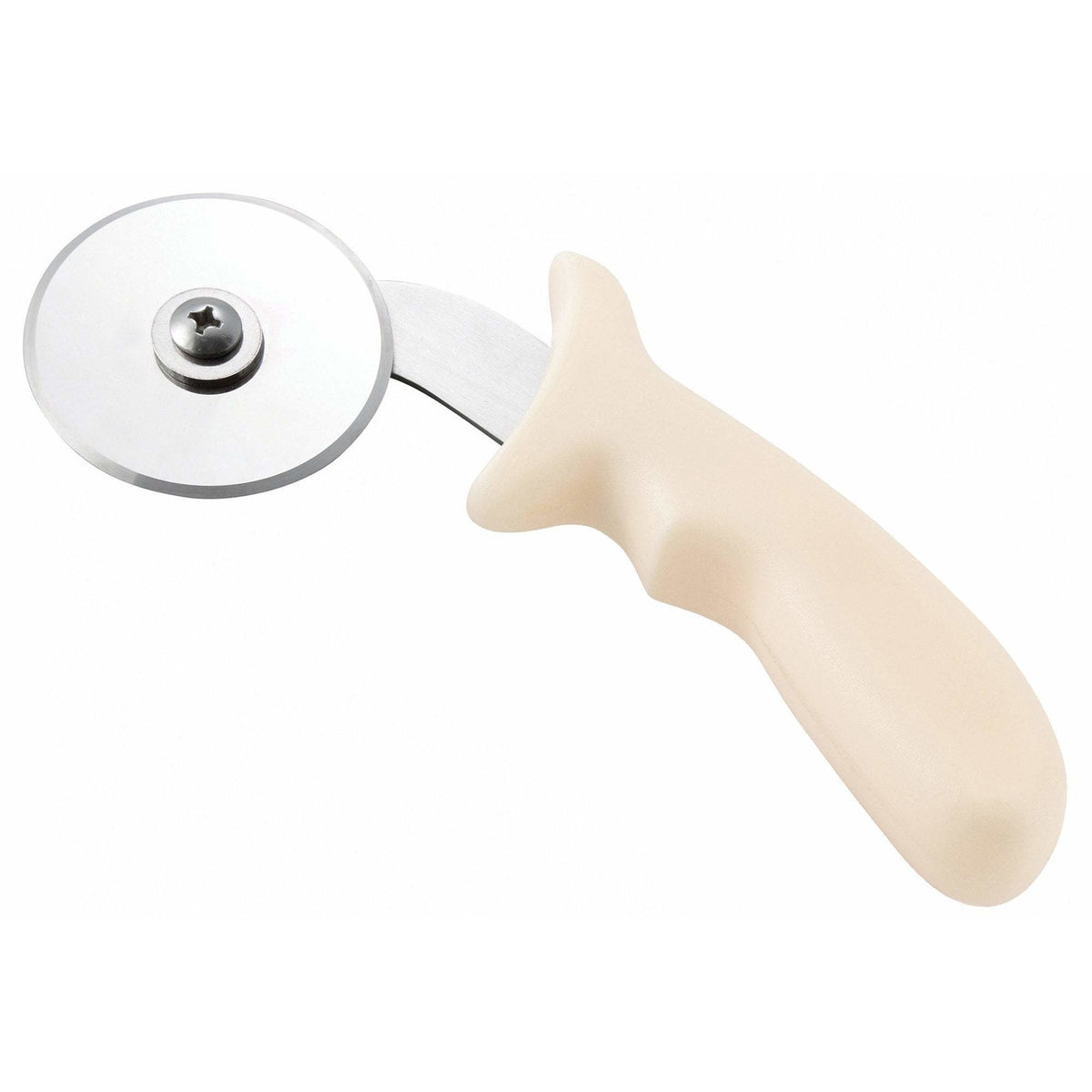 Winco - PPC-2W - Pizza Cutter, 2-1/2"Dia Blade, White PP Hdl - Chef Cutlery - Maltese & Co New and Used restaurant Equipment