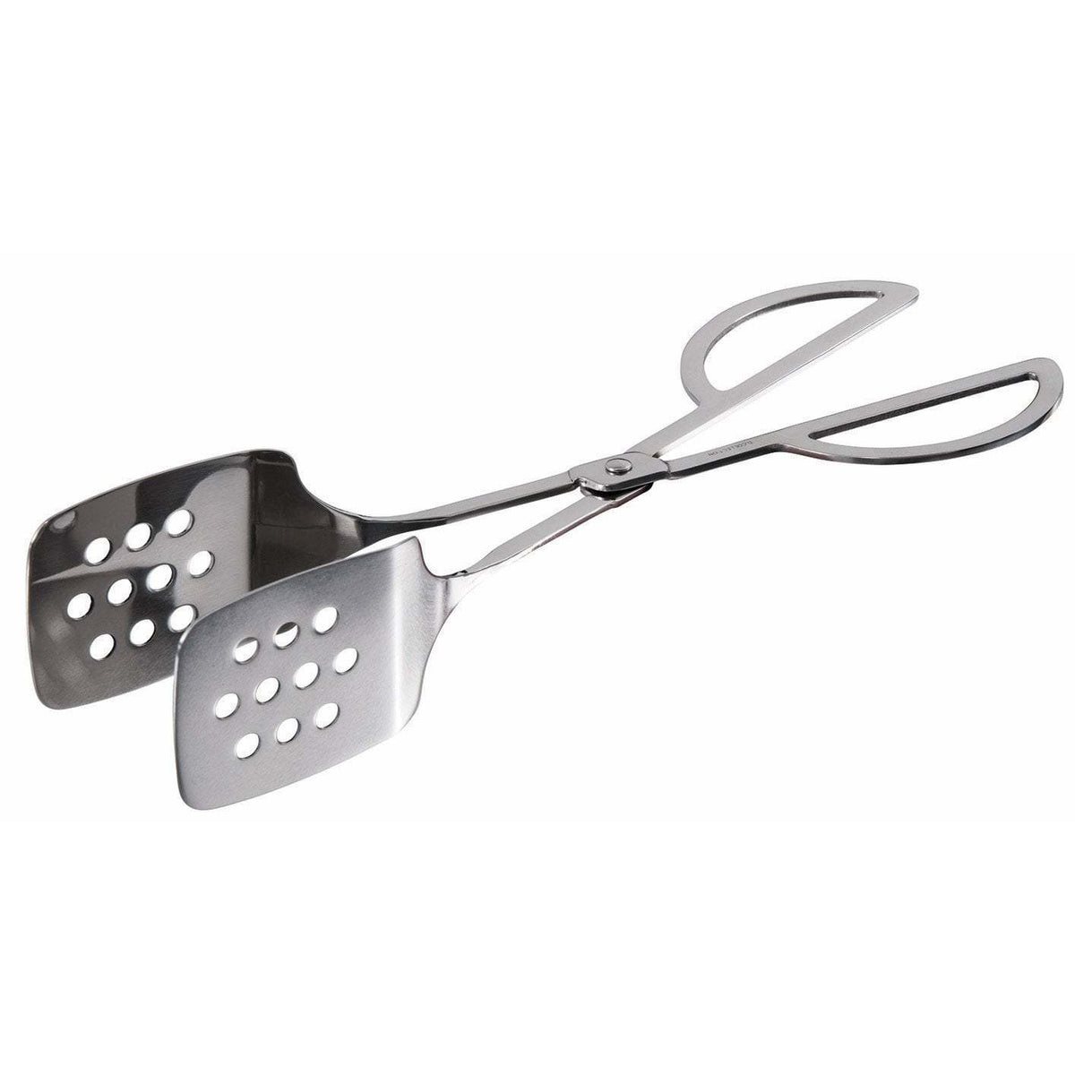 Winco - PT-10P - 10" Pastry Tong, Perforated Scissor Style, Stainless Steel - Buffet Service - Maltese & Co New and Used restaurant Equipment