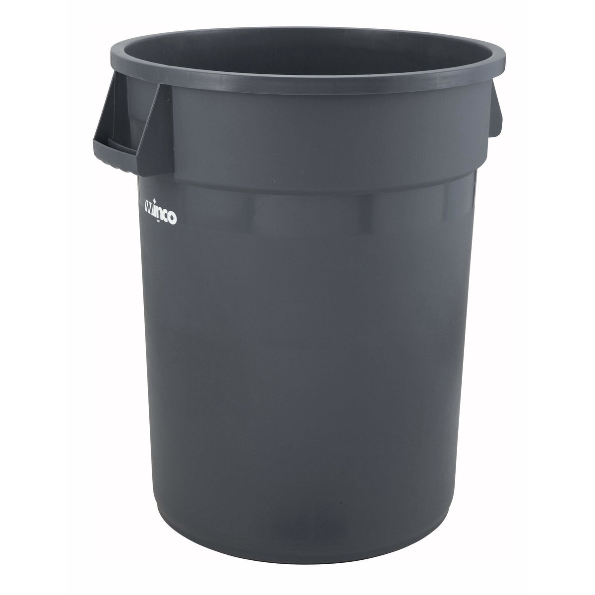 Winco - PTC-32G - 32gal Round Trash Can, Gray - Janitorial - Maltese & Co New and Used restaurant Equipment