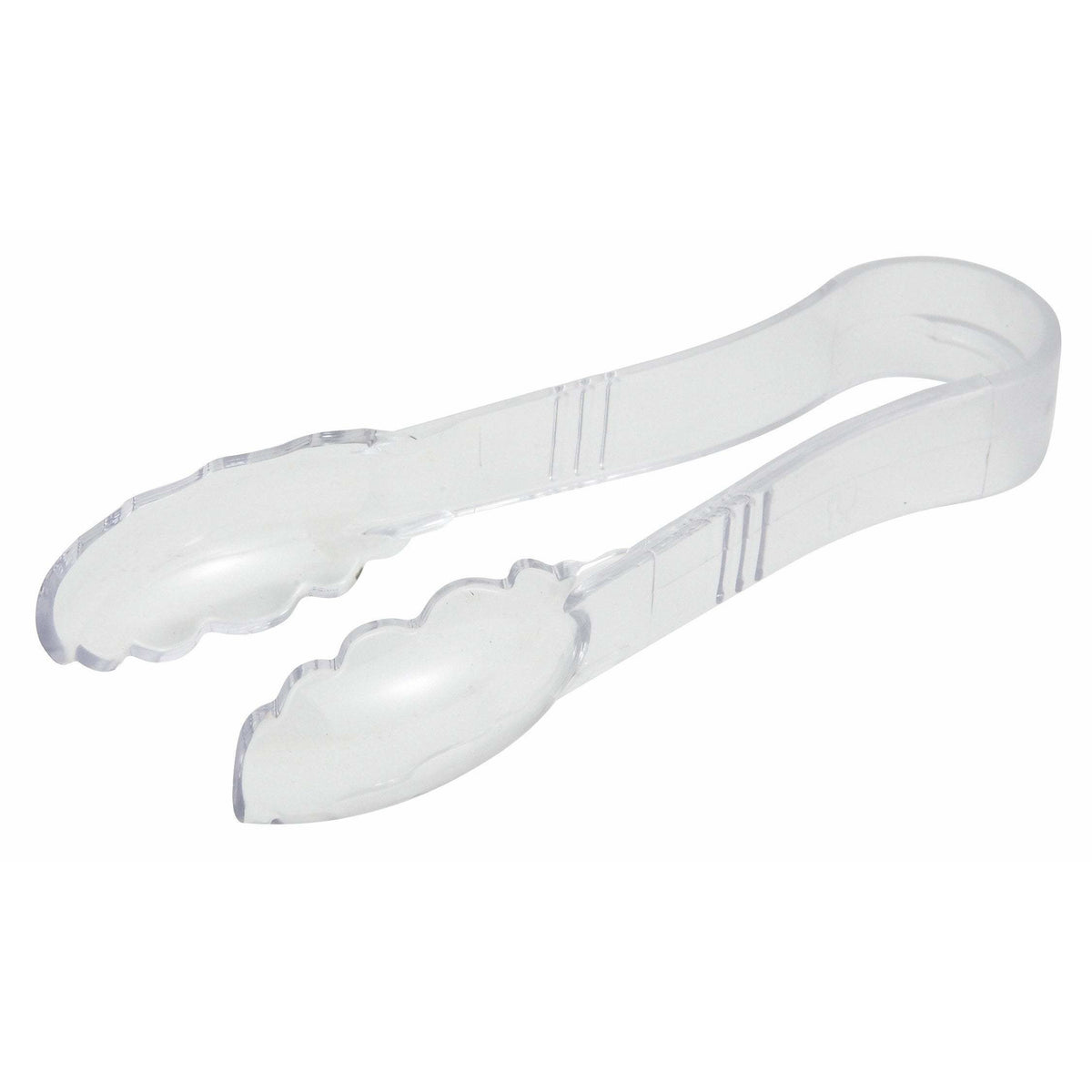 Winco - PUT-6C - 6" PC Utility Tong, Clear - Buffet Service - Maltese & Co New and Used restaurant Equipment
