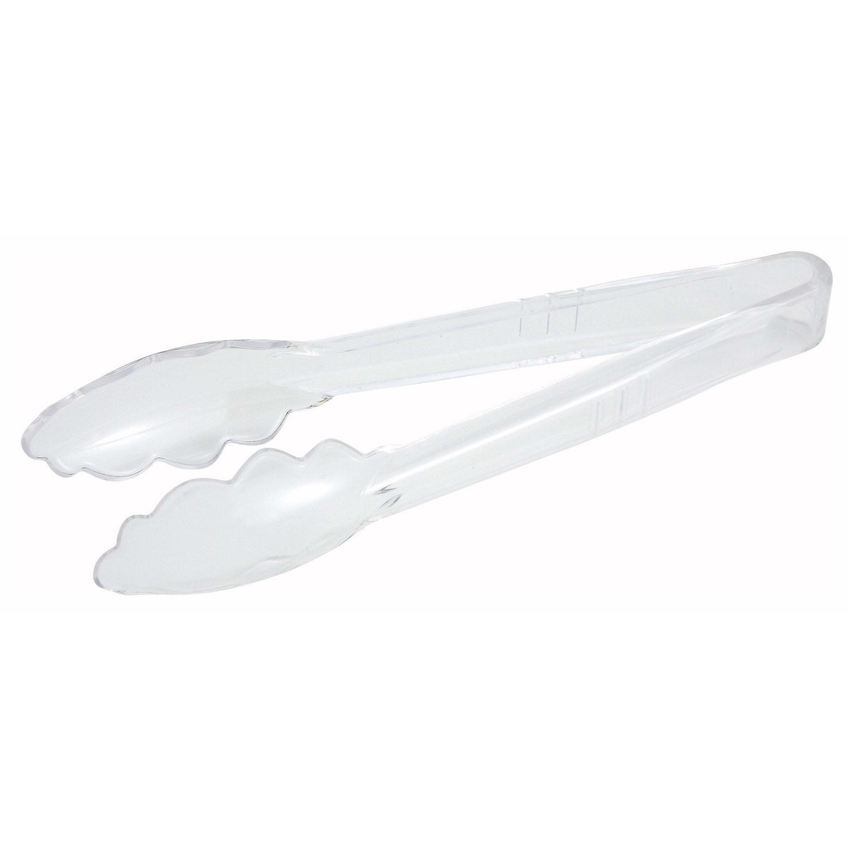 Winco - PUT-9C - 9" PC Utility Tong, Clear - Buffet Service - Maltese & Co New and Used restaurant Equipment