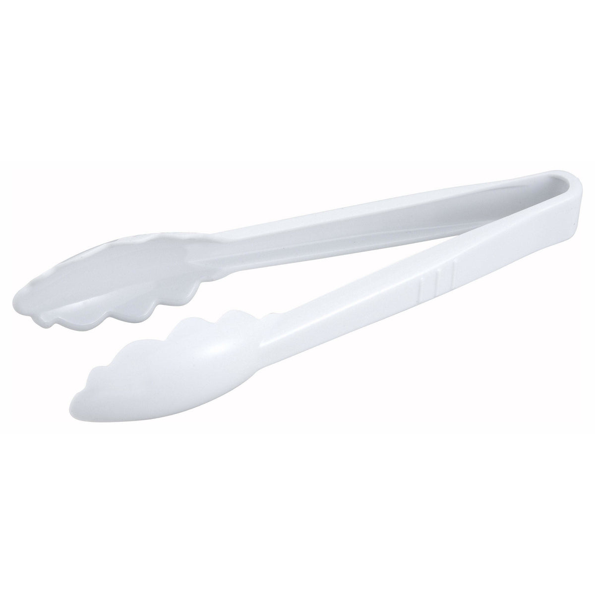 Winco - PUT-9W - 9" PC Utility Tong, White - Buffet Service - Maltese & Co New and Used restaurant Equipment
