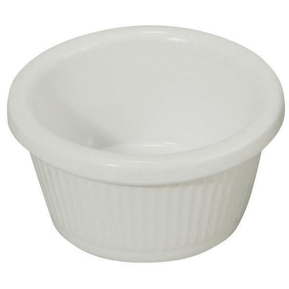 Winco - RFM-2W - 2oz Fluted Ramekins, White - Dinnerware - Maltese & Co New and Used restaurant Equipment