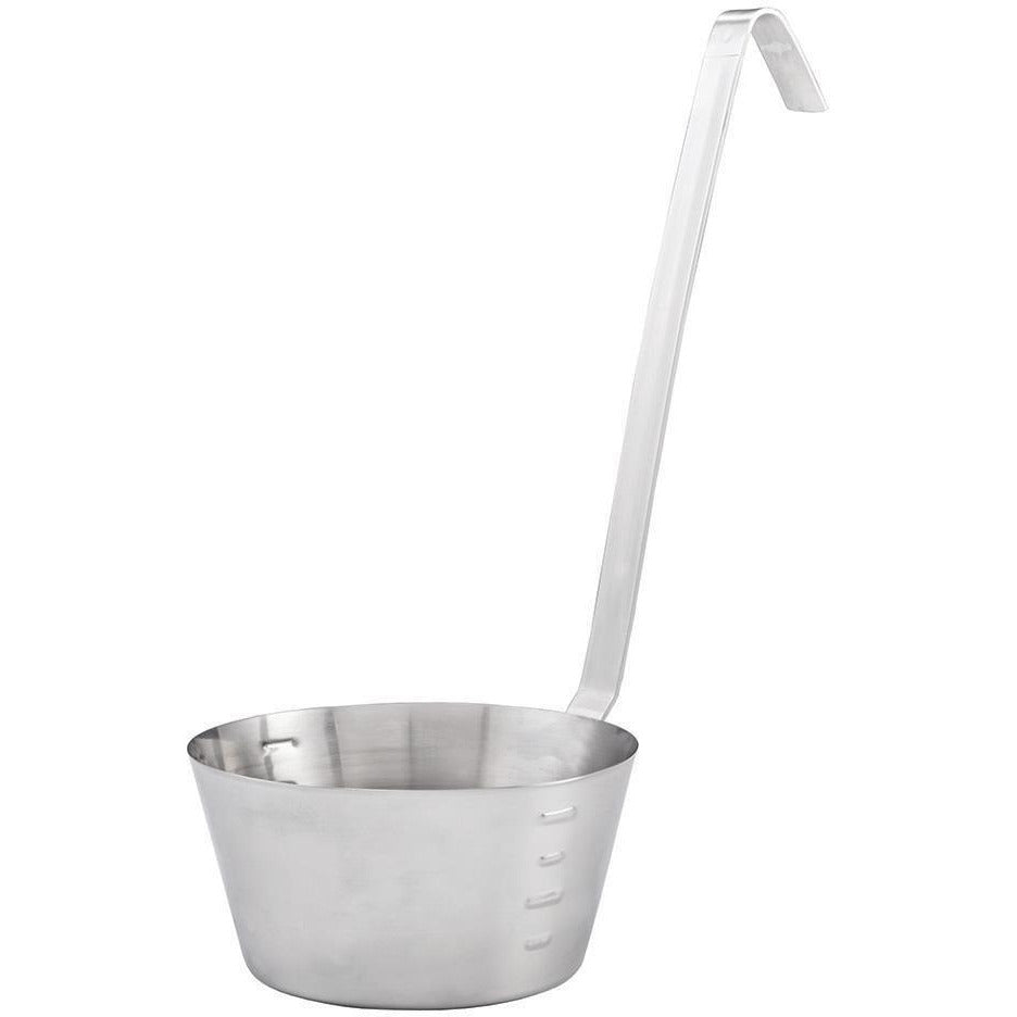 Winco - SHHD-1 - 1qt Stainless Steel Hooked Handle Dipper - Kitchen Utensils - Maltese & Co New and Used restaurant Equipment