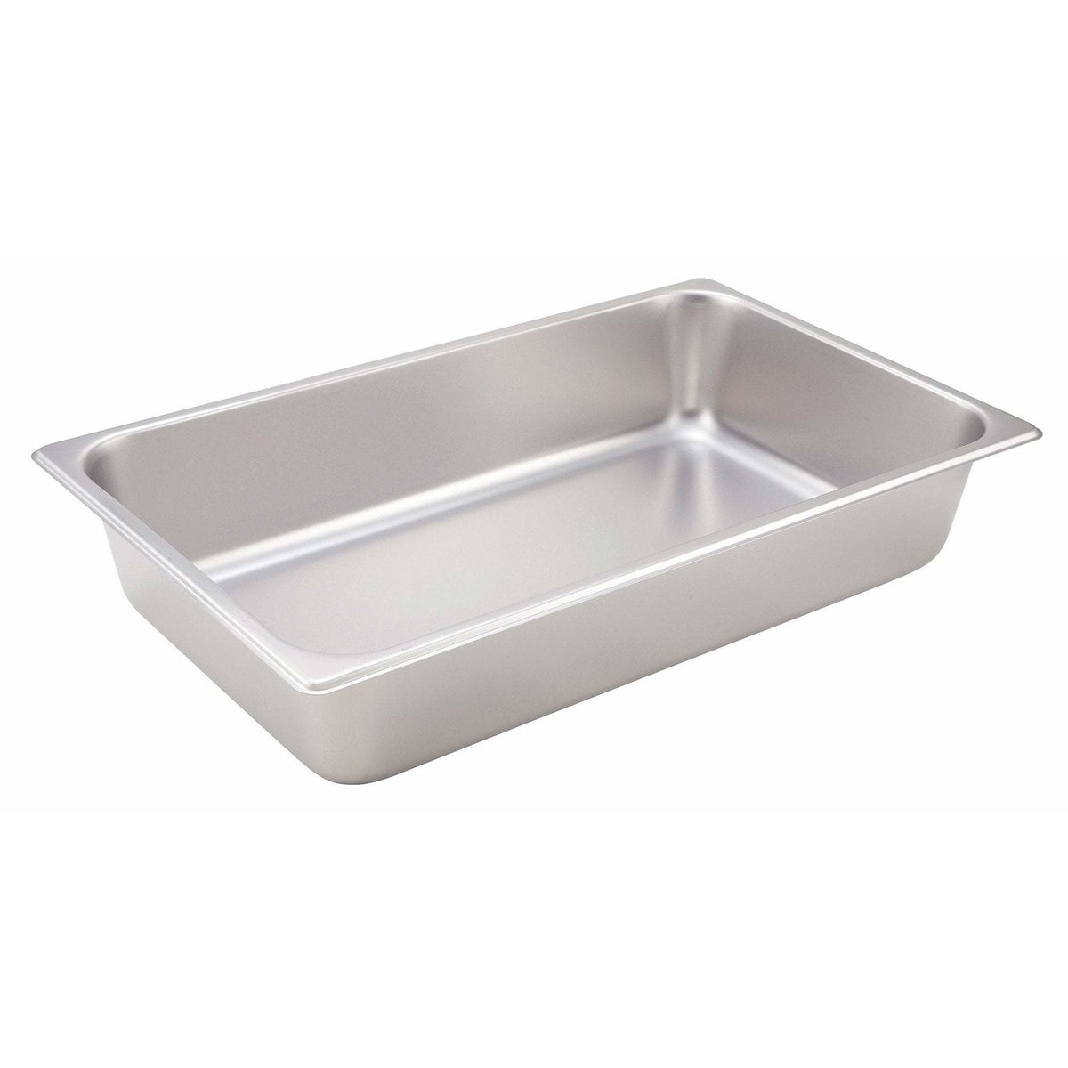 Winco - SPF4 - Straight-sided Steam Pan, Full-size, 4", 25 Ga Stainless Steel - Steam Table - Maltese & Co New and Used restaurant Equipment