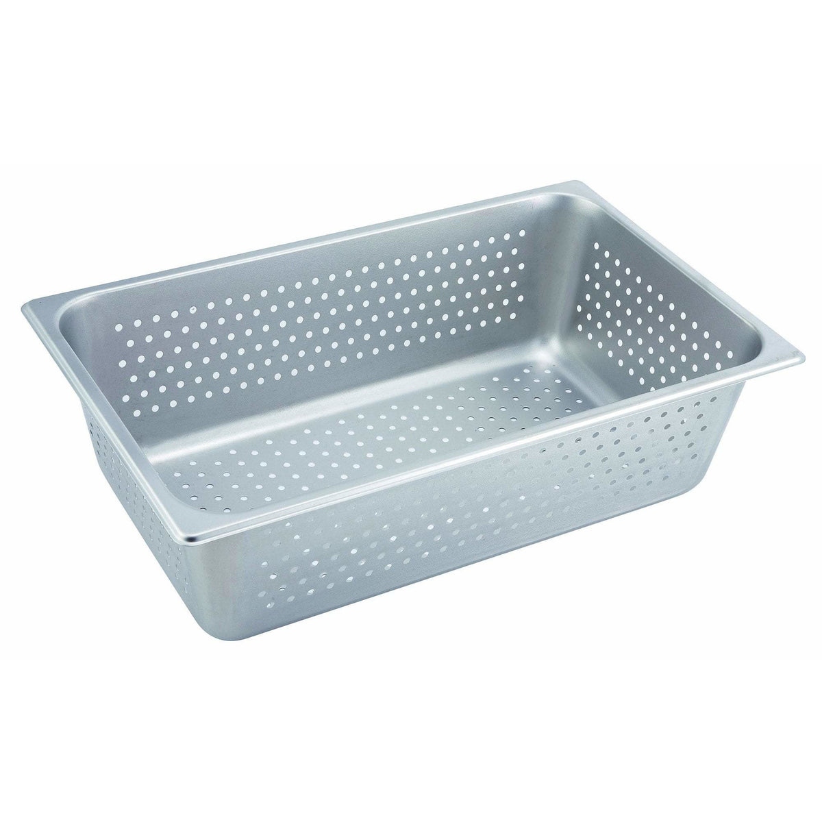 Winco - SPFP6 - Perforated Steam Pan, Full-size, 6", Stainless Steel - Steam Table - Maltese & Co New and Used restaurant Equipment