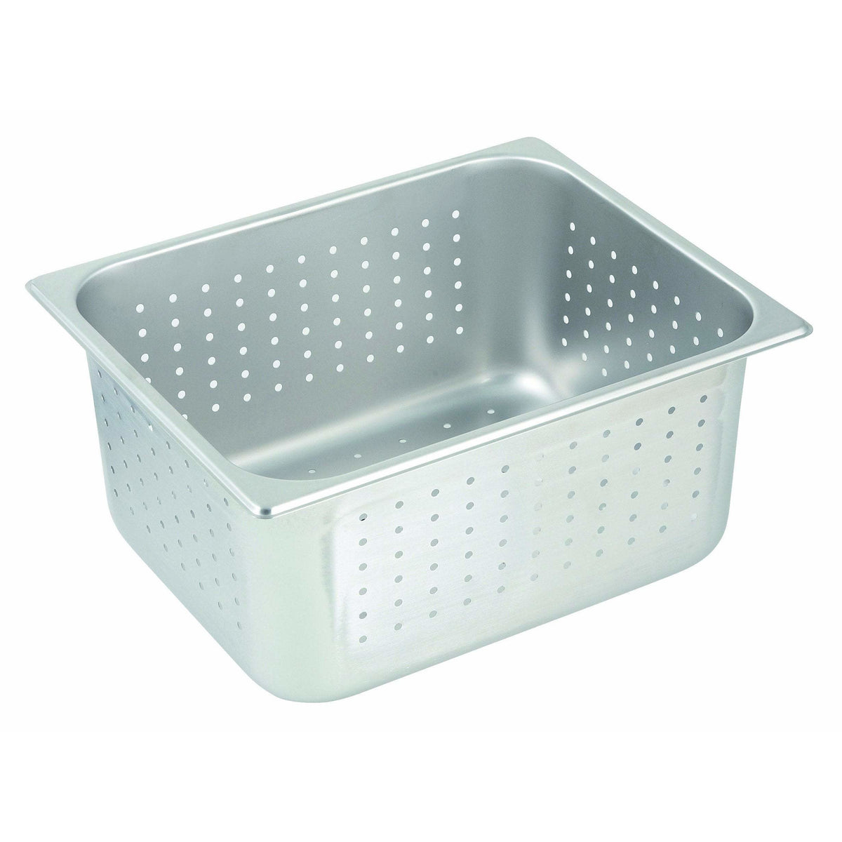Winco - SPHP6 - Perforated Steam Pan, Half-size, 6", Stainless Steel - Steam Table - Maltese & Co New and Used restaurant Equipment