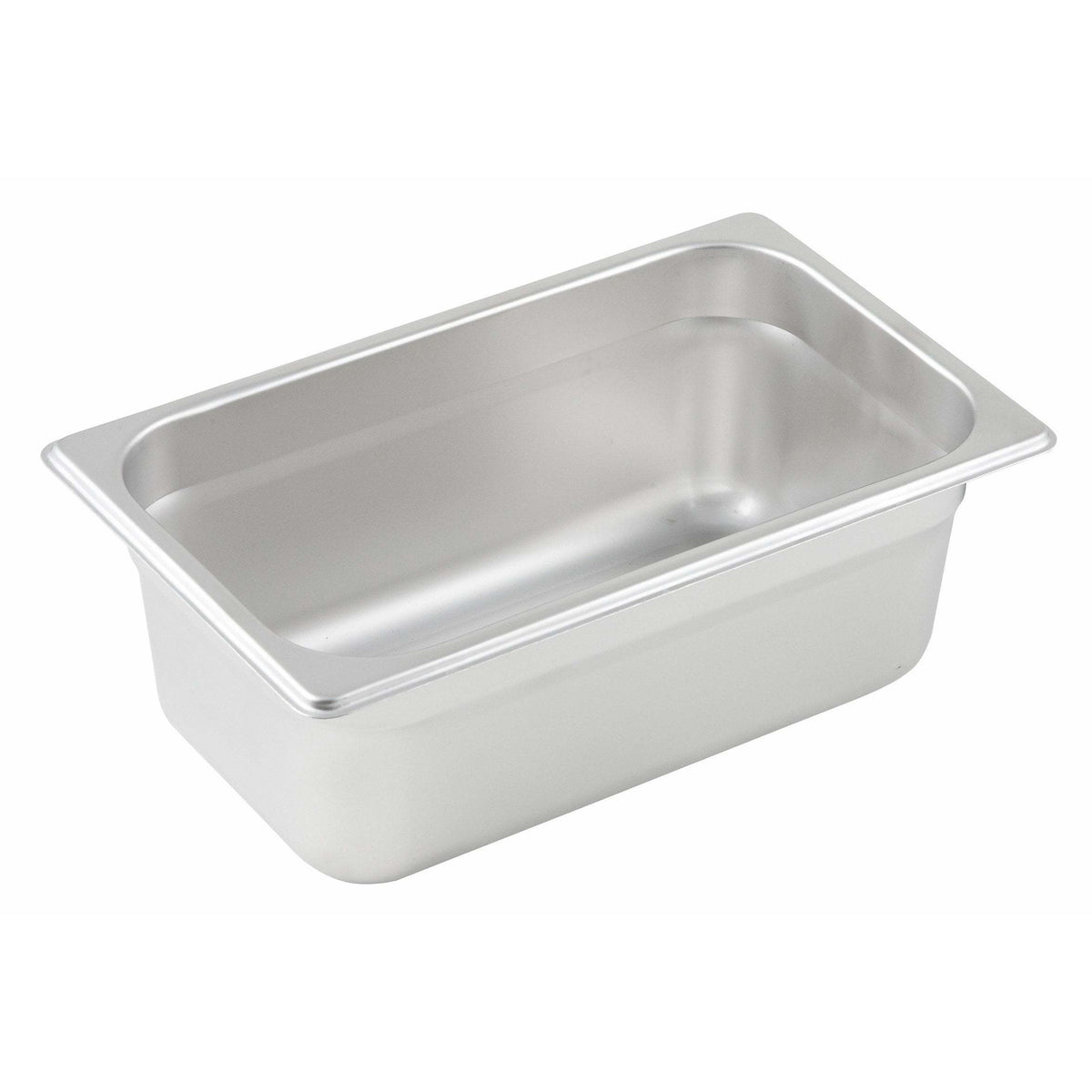Winco - SPJM-404 - Anti-jam Steam Pan, 1/4 Size, 4", 24 Ga Stainless Steel - Steam Table - Maltese & Co New and Used restaurant Equipment
