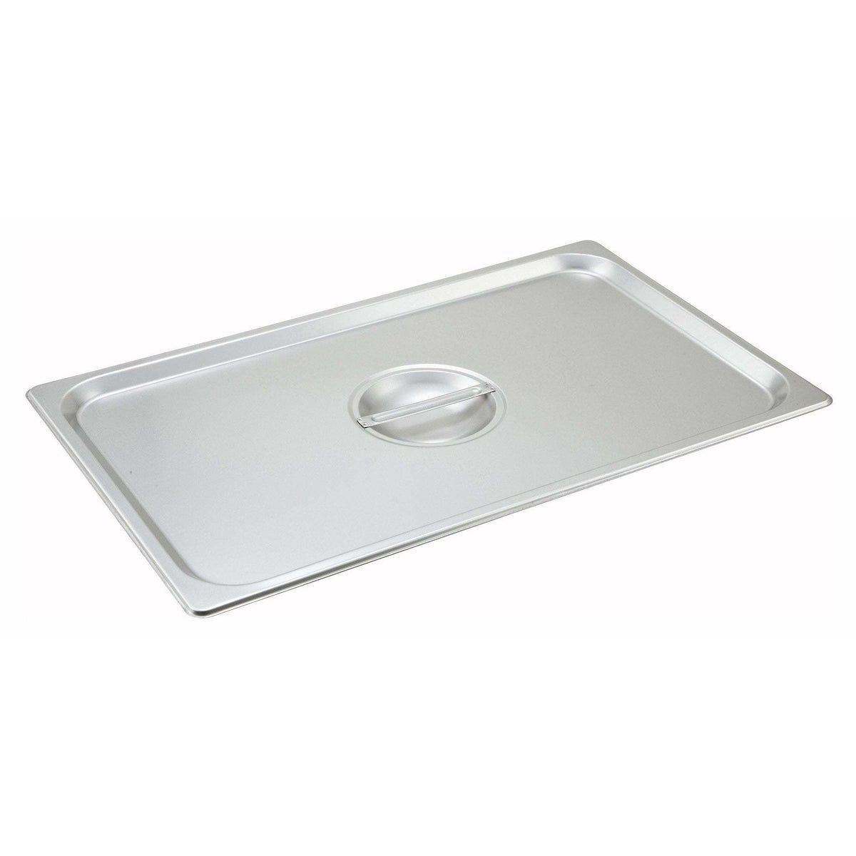 Winco - SPSCF - Stainless Steel Steam Pan Cover, Full-size, Solid - Steam Table - Maltese & Co New and Used restaurant Equipment