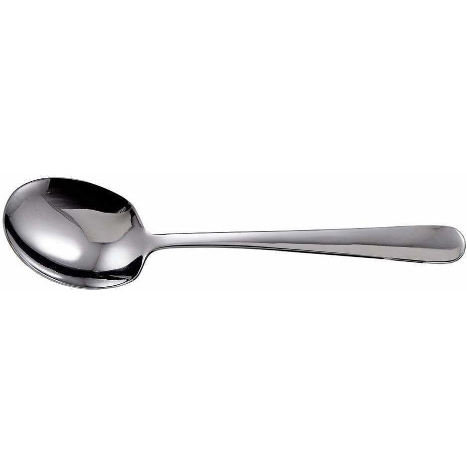 Winco - SRS-2 - Serving Spoons, Round Edge, Stainless Steel - Buffet Service - Maltese & Co New and Used restaurant Equipment