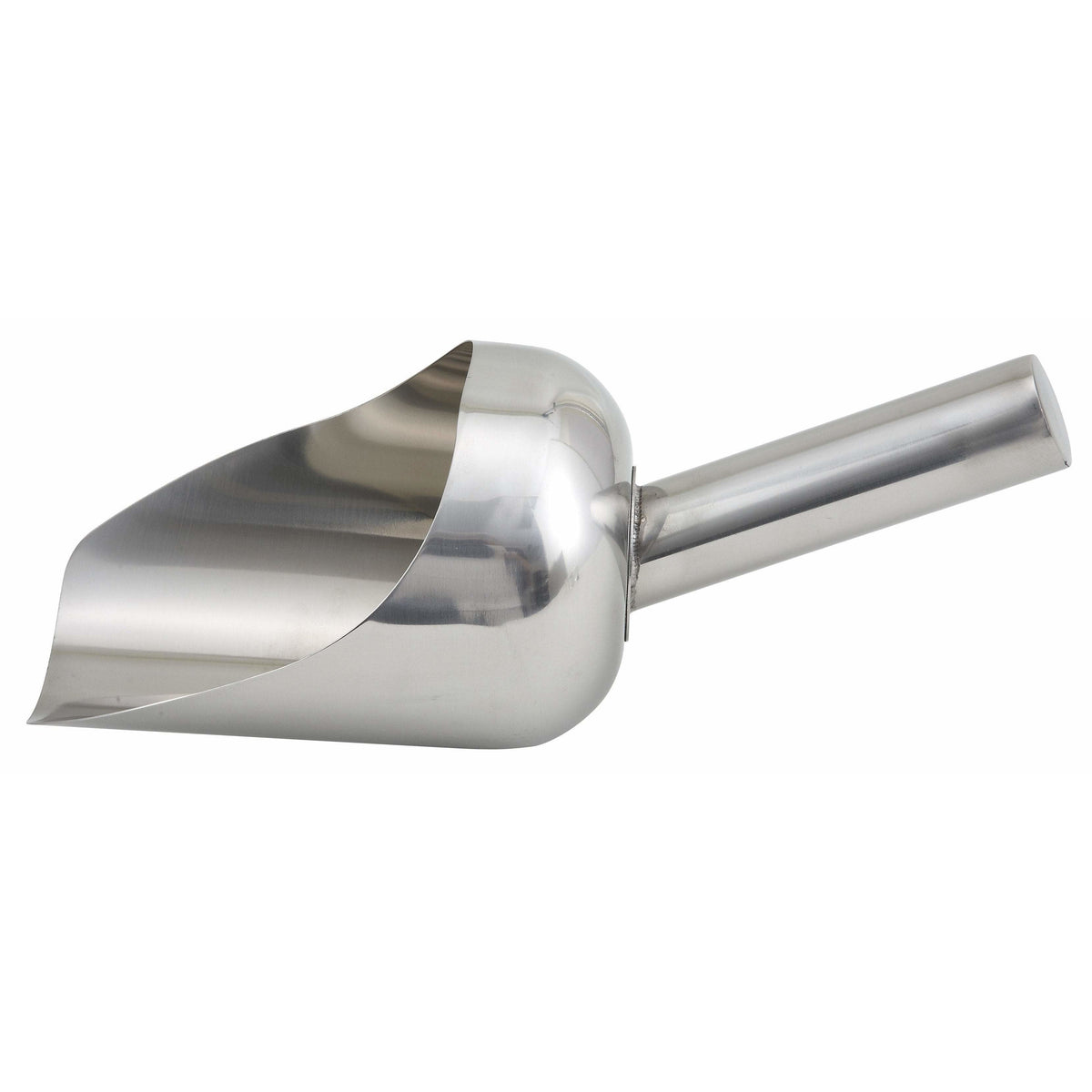 Winco - SSC-2 - 2qt Utility Scoop, Stainless Steel - Kitchen Utensils - Maltese & Co New and Used restaurant Equipment