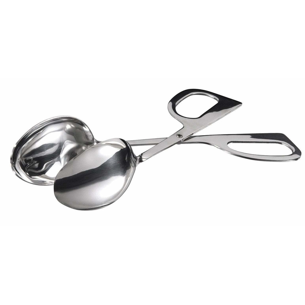Winco - ST-2 - 10" Salad Tong, Spoon Scissor, Stainless Steel - Buffet Service - Maltese & Co New and Used restaurant Equipment