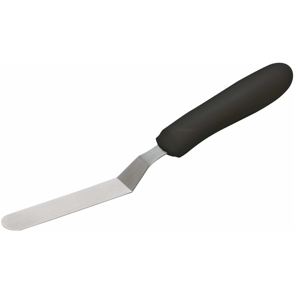 Winco - TKPO-4 - Spatula w/Offset, Black PP Hdl, 3-1/2" x-3/4" Blade - Chef Cutlery - Maltese & Co New and Used restaurant Equipment