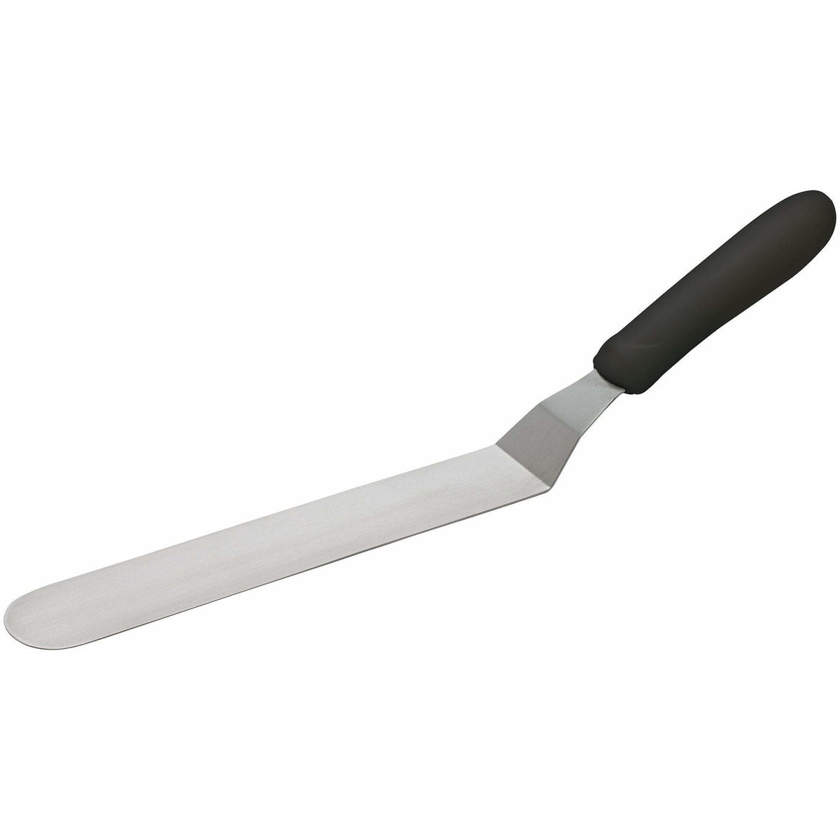 Winco - TKPO-9 - Spatula w/Offset, Black PP Hdl, 8-1/2" x 1-1/2" Blade - Chef Cutlery - Maltese & Co New and Used restaurant Equipment