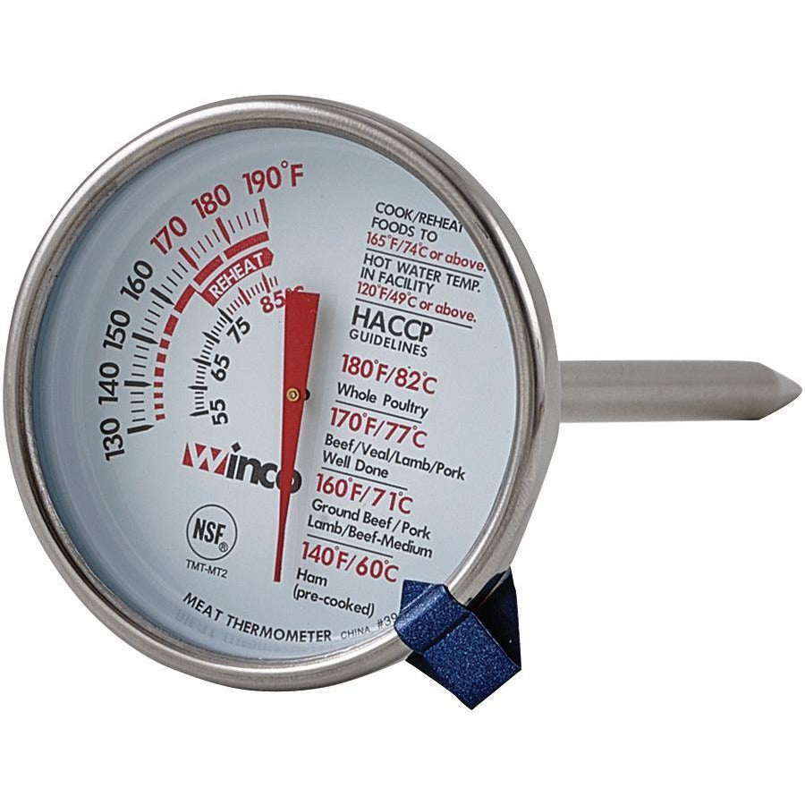 Winco - TMT-MT2 - Meat Thermometer, 2" Dial, 5" Probe - Food Preparation - Maltese & Co New and Used restaurant Equipment
