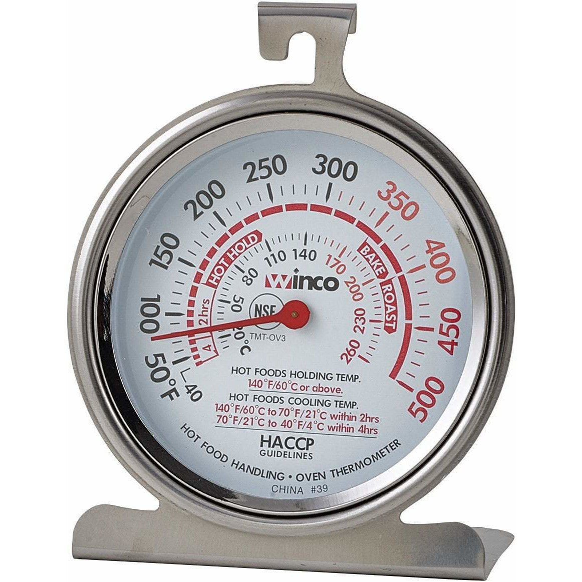 Winco - TMT-OV3 - Oven Thermometer, 3" Dial - Food Preparation - Maltese & Co New and Used restaurant Equipment