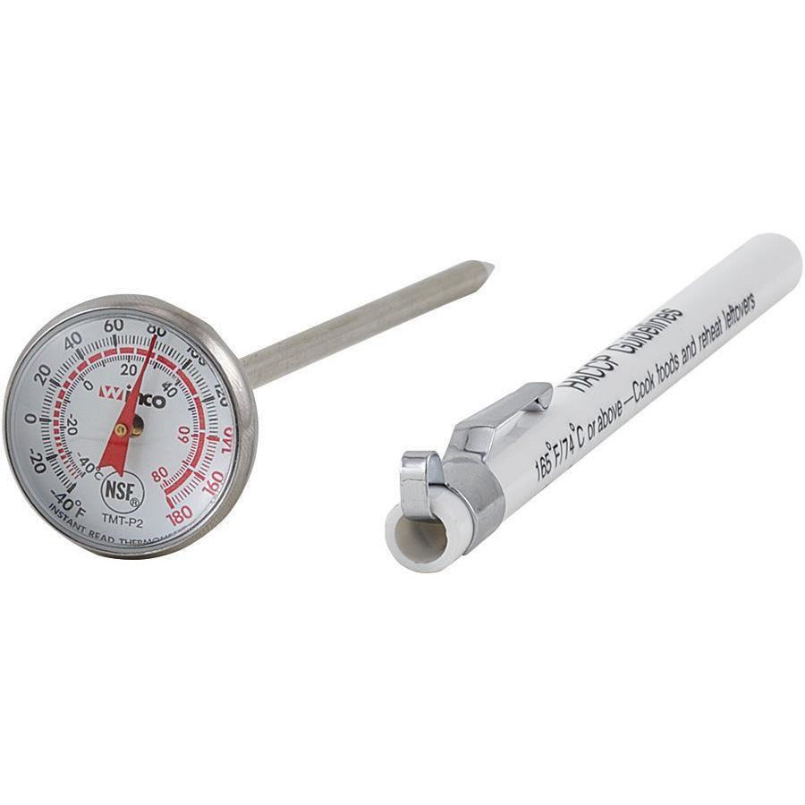 Winco - TMT-P2 - Pocket Test Thermometer, -40 to 180°F Range - Food Preparation - Maltese & Co New and Used restaurant Equipment