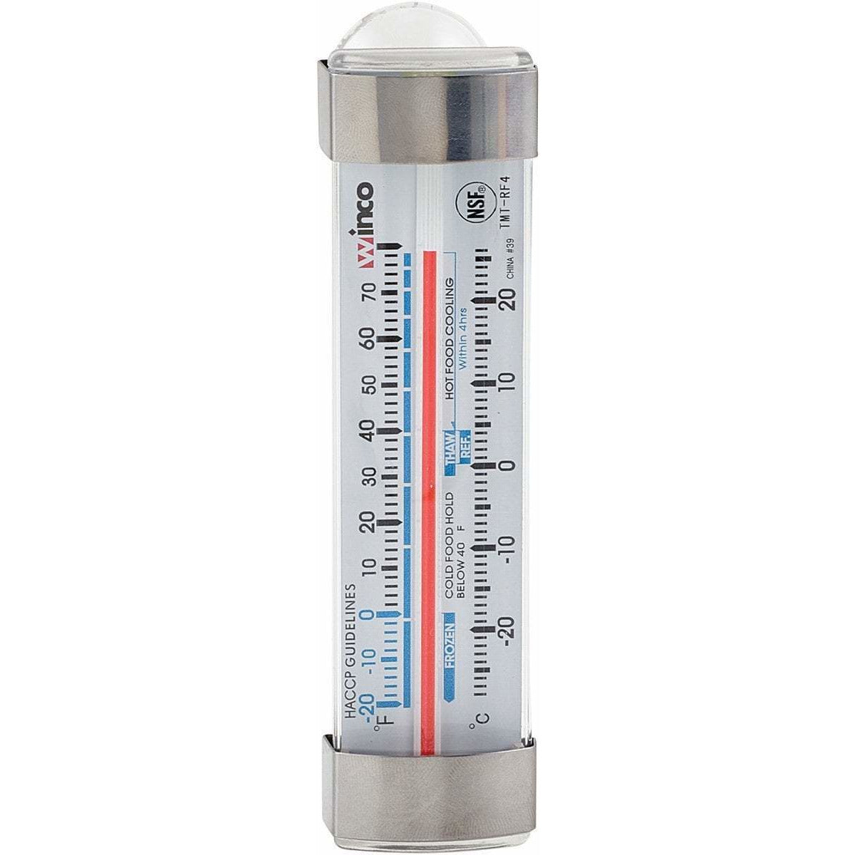Winco - TMT-RF4 - Freezer/Refrig Thermometer, 3-1/2"L, Suction Cup - Food Preparation - Maltese & Co New and Used restaurant Equipment
